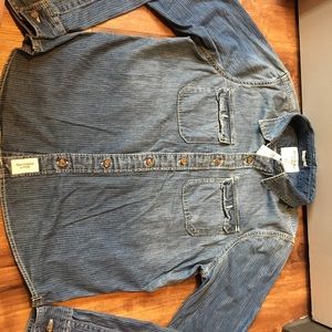 Denim Abercrombie and Fitch Button Up